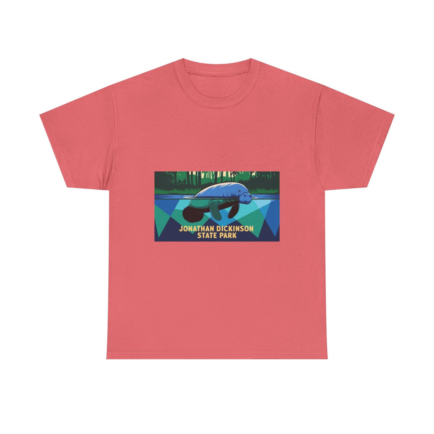 Jonathan Dickinson Manatee Adult Unisex Heavy Cotton Tee