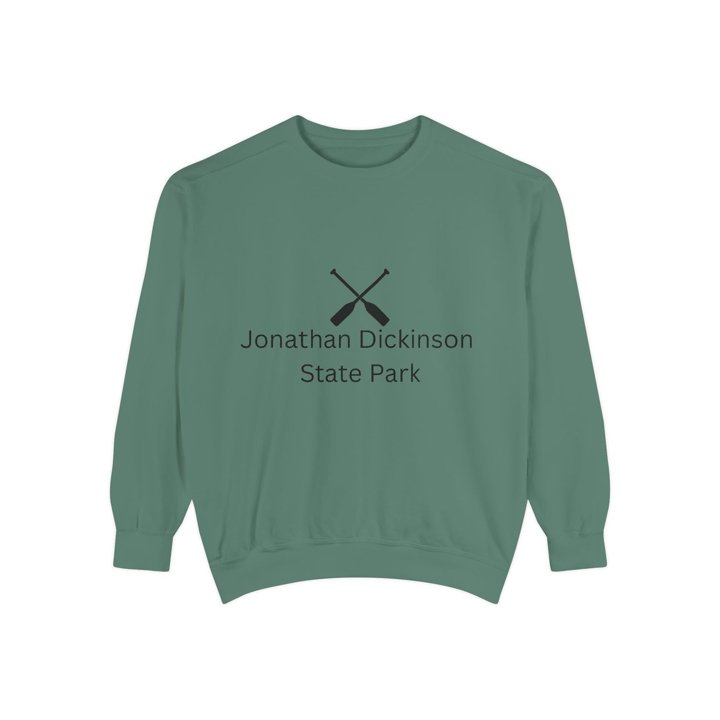 Jonathan Dickinson State Park Canoe Paddles Unisex Garment-Dyed Sweatshirt