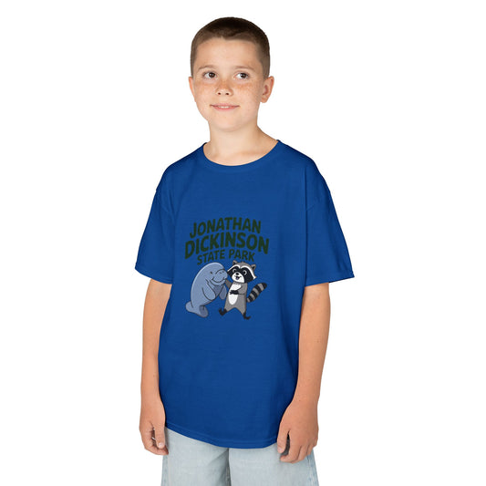 Jonathan Dickinson Manatee and Racoon Kids Heavy Cotton™ Tee