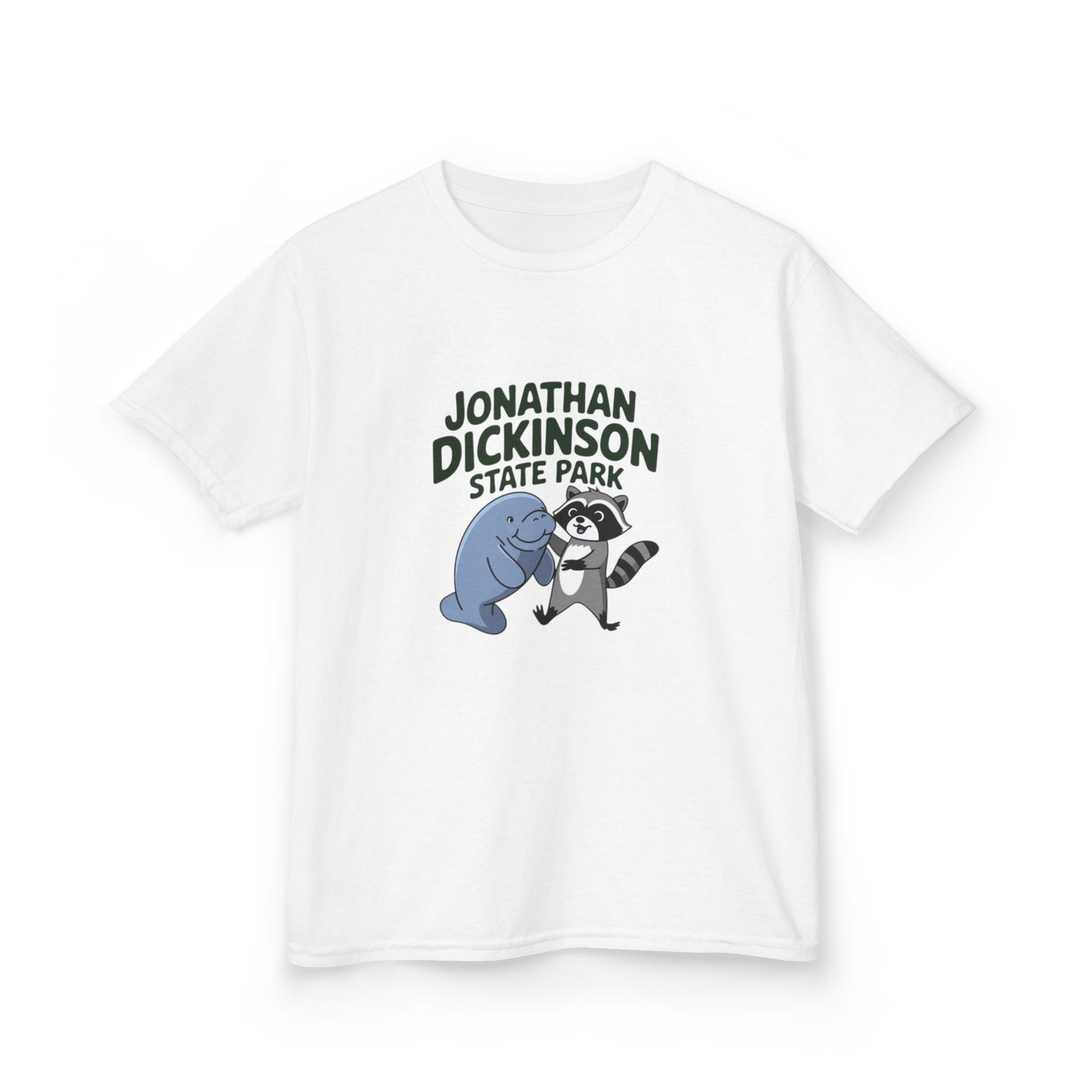 Jonathan Dickinson Manatee and Racoon Kids Heavy Cotton™ Tee