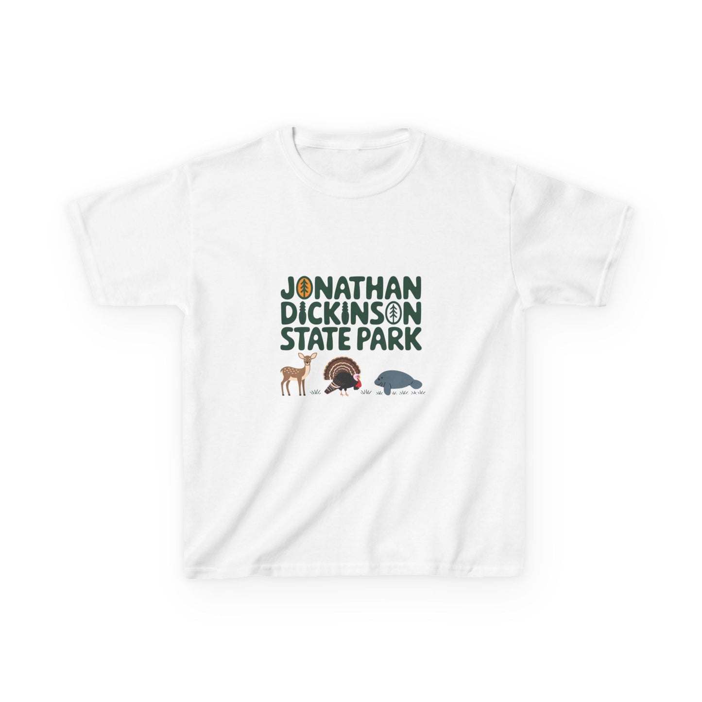 Jonathan Dickinson Animals Kids Heavy Cotton™ Tee