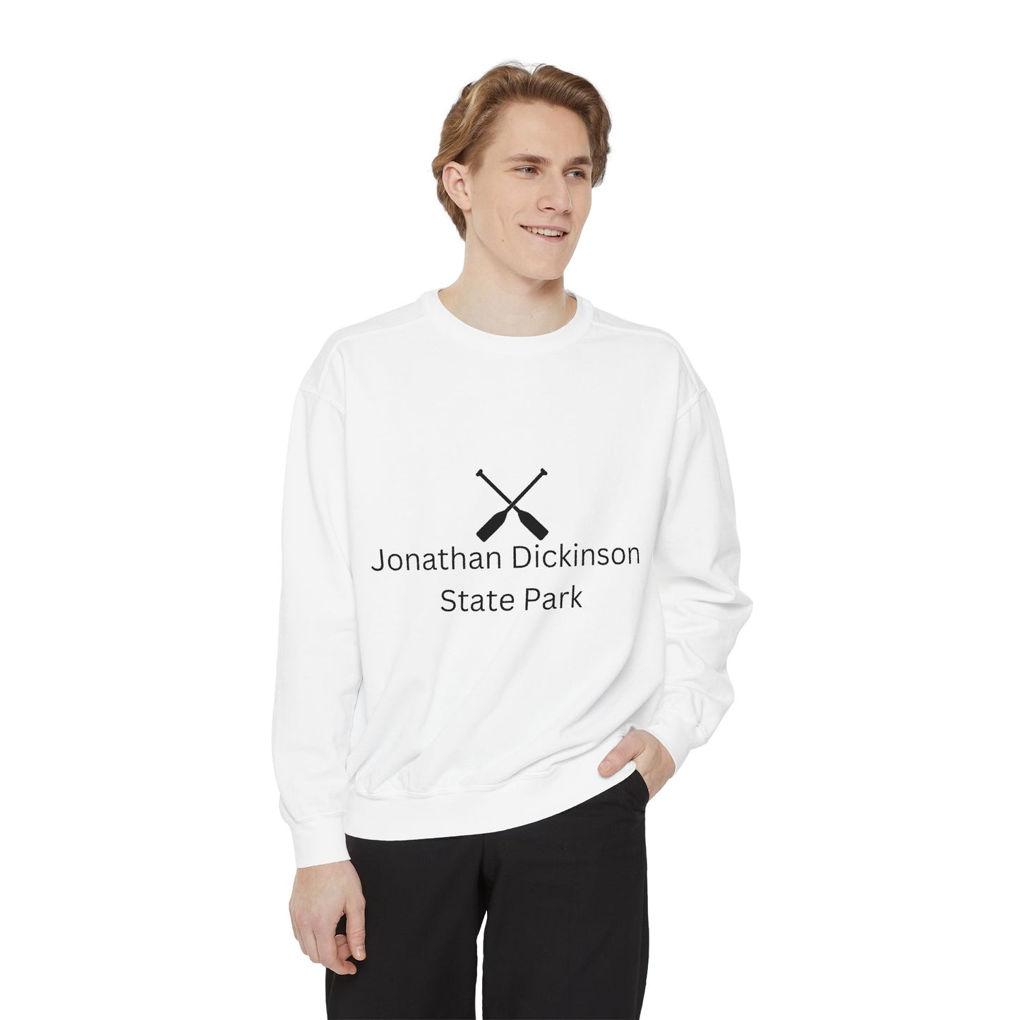 Jonathan Dickinson State Park Canoe Paddles Unisex Garment-Dyed Sweatshirt