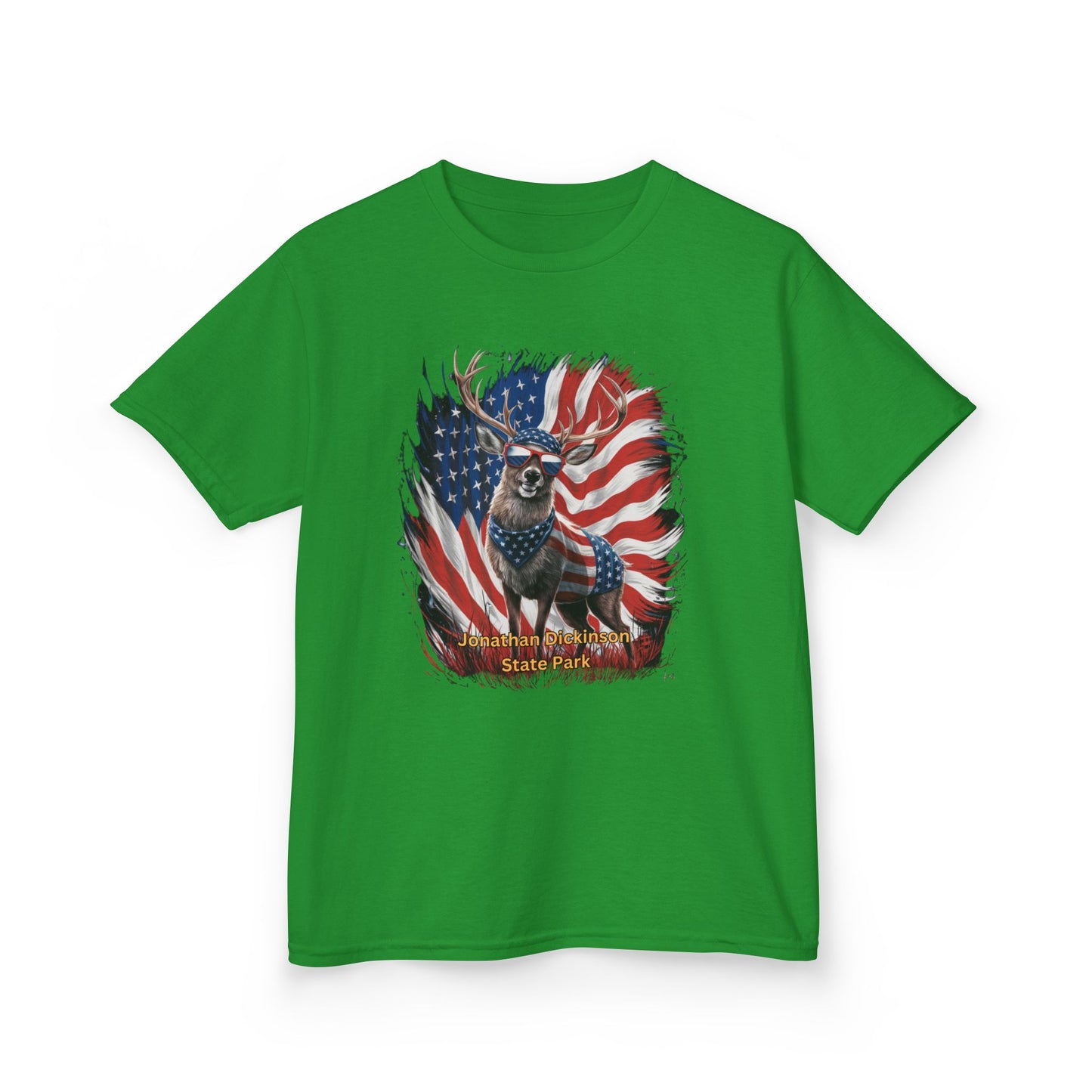 Jonathan Dickinson State Park 4th of July Deer Kids Heavy Cotton™ Tee