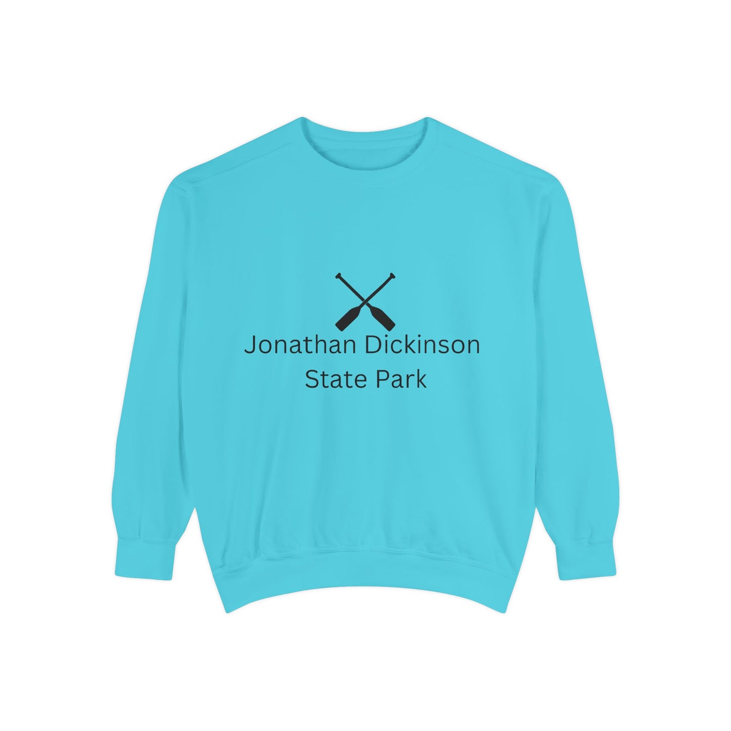 Jonathan Dickinson State Park Canoe Paddles Unisex Garment-Dyed Sweatshirt