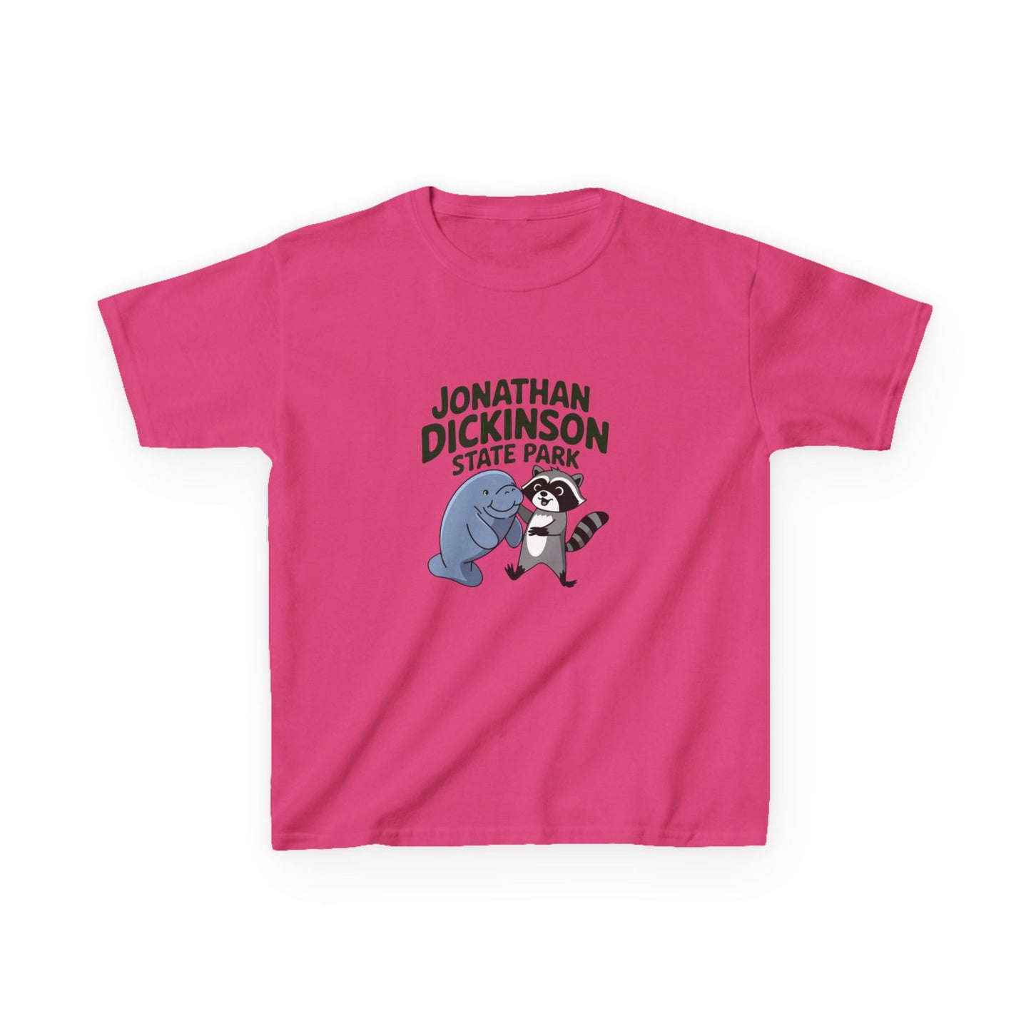 Jonathan Dickinson Manatee and Racoon Kids Heavy Cotton™ Tee