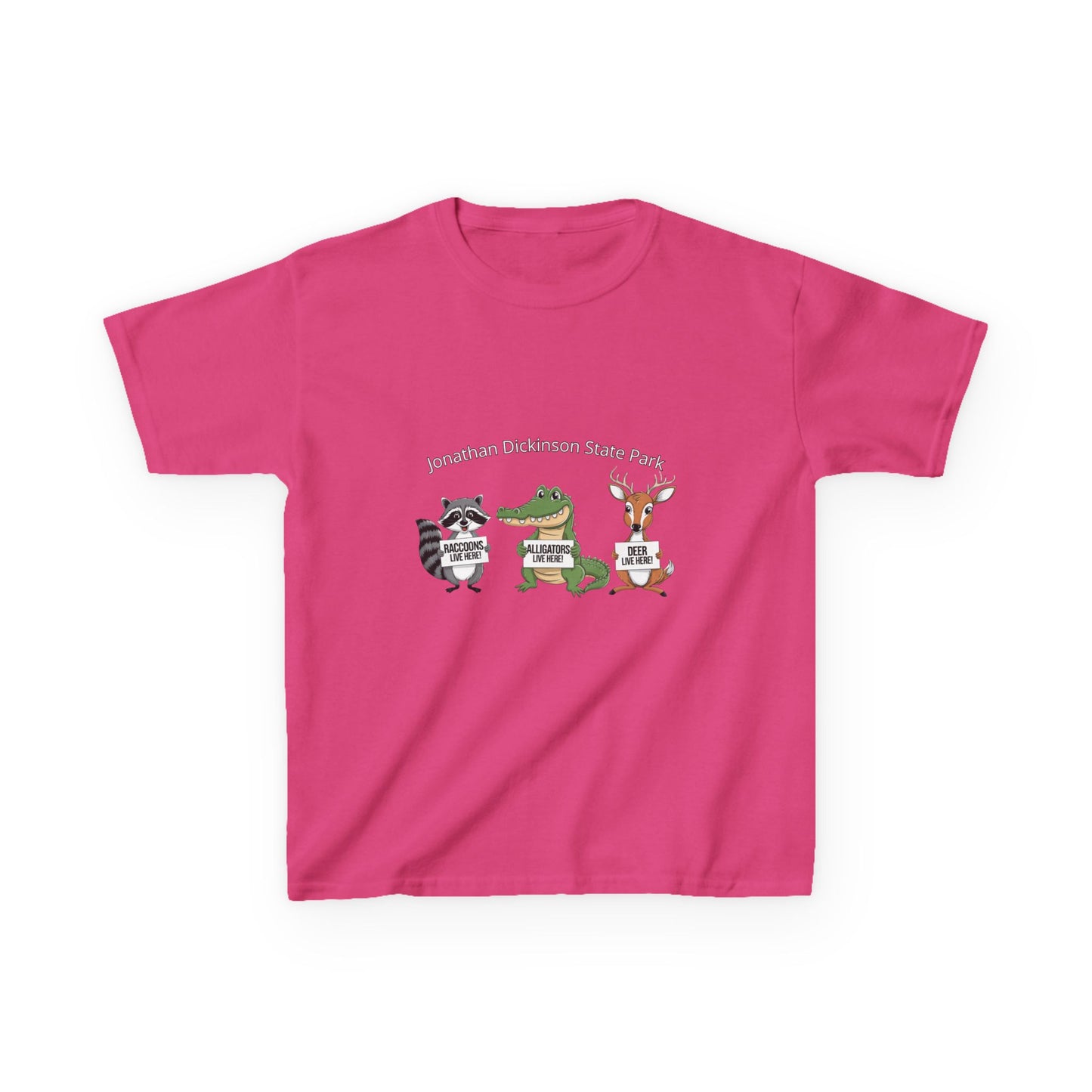 Jonathan Dickinson Racoon, Alligator, and Deer Kids Heavy Cotton™ Tee