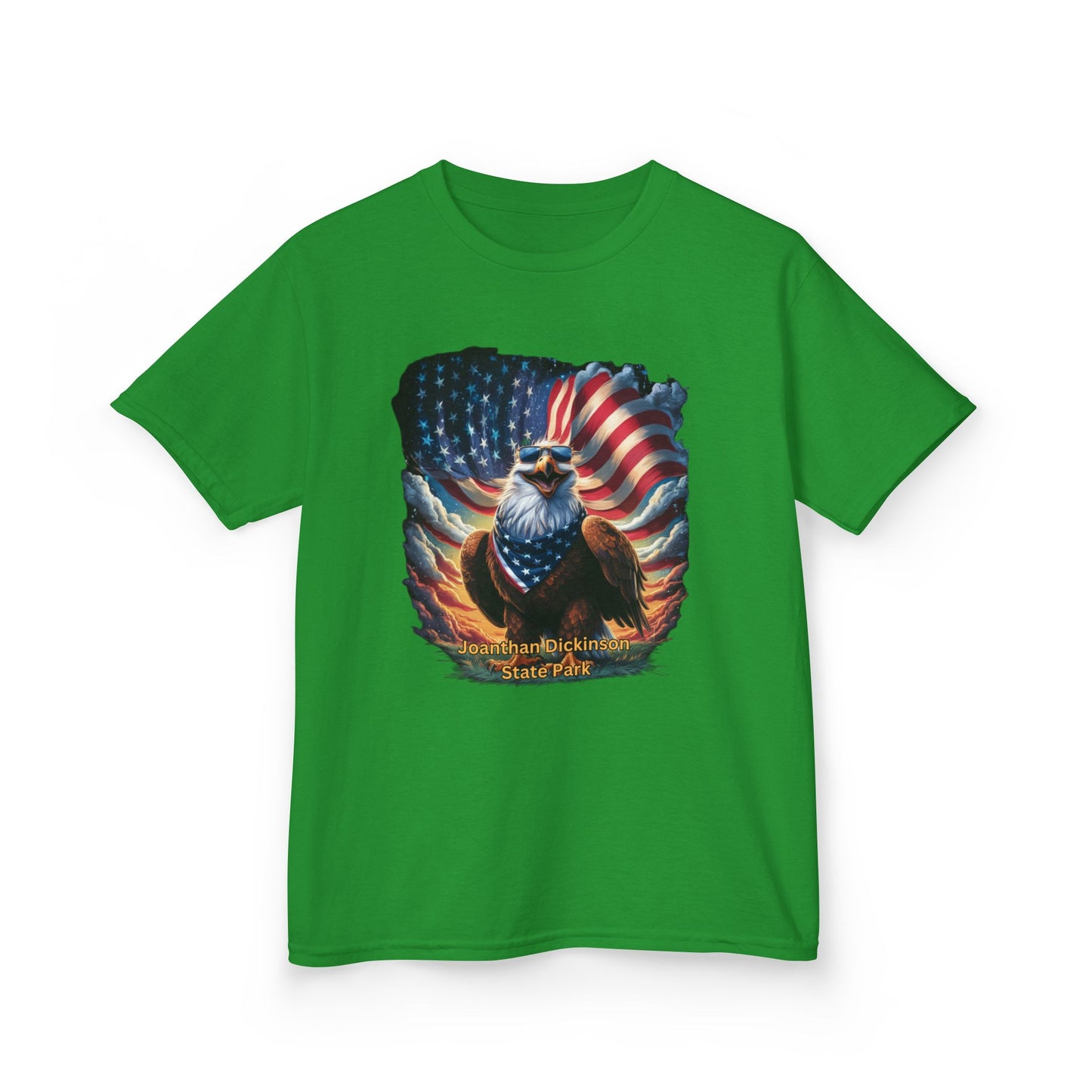 Jonathan Dickinson State Park 4th of July Eagle Kids Heavy Cotton™ Tee