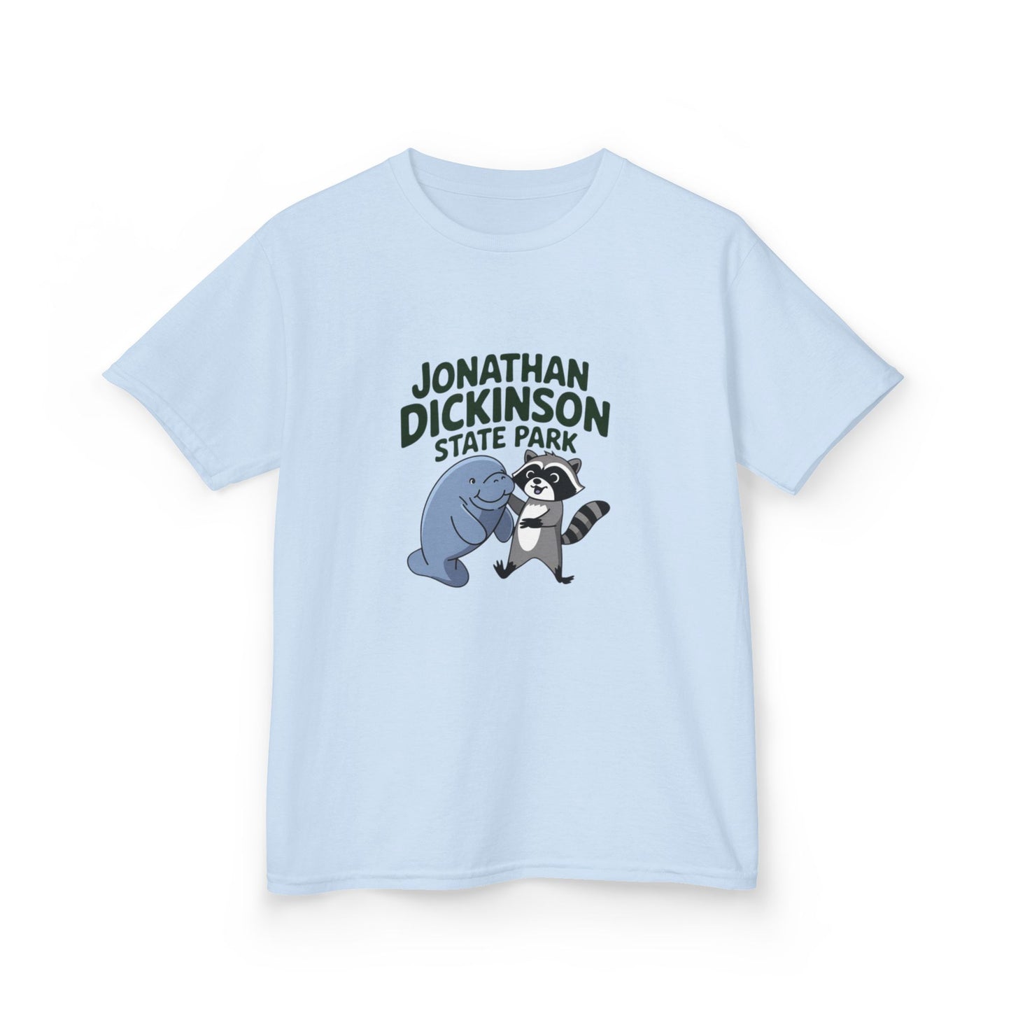 Jonathan Dickinson Manatee and Racoon Kids Heavy Cotton™ Tee