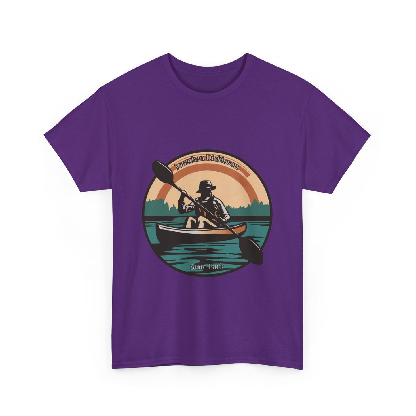 Jonathan Dickinson State Park Kayak Unisex Heavy Cotton Tee