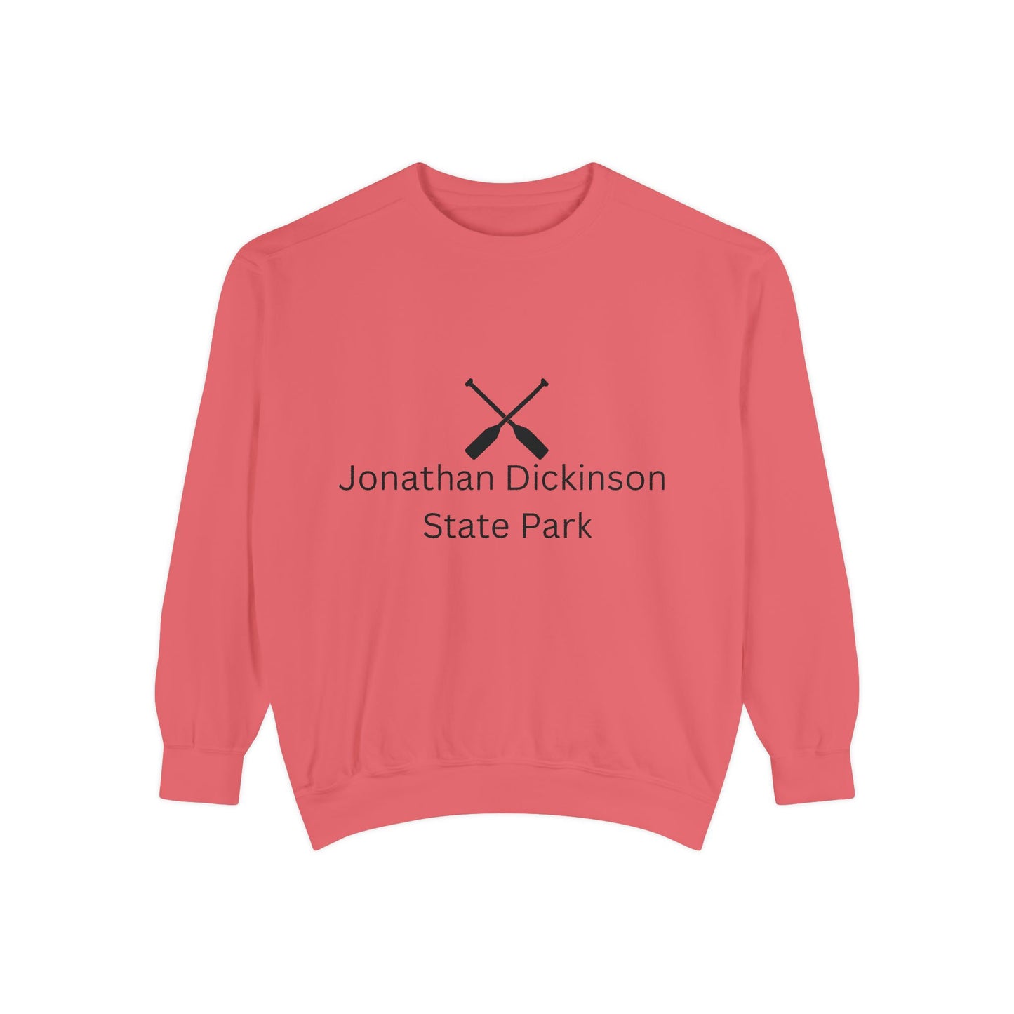 Jonathan Dickinson State Park Canoe Paddles Unisex Garment-Dyed Sweatshirt