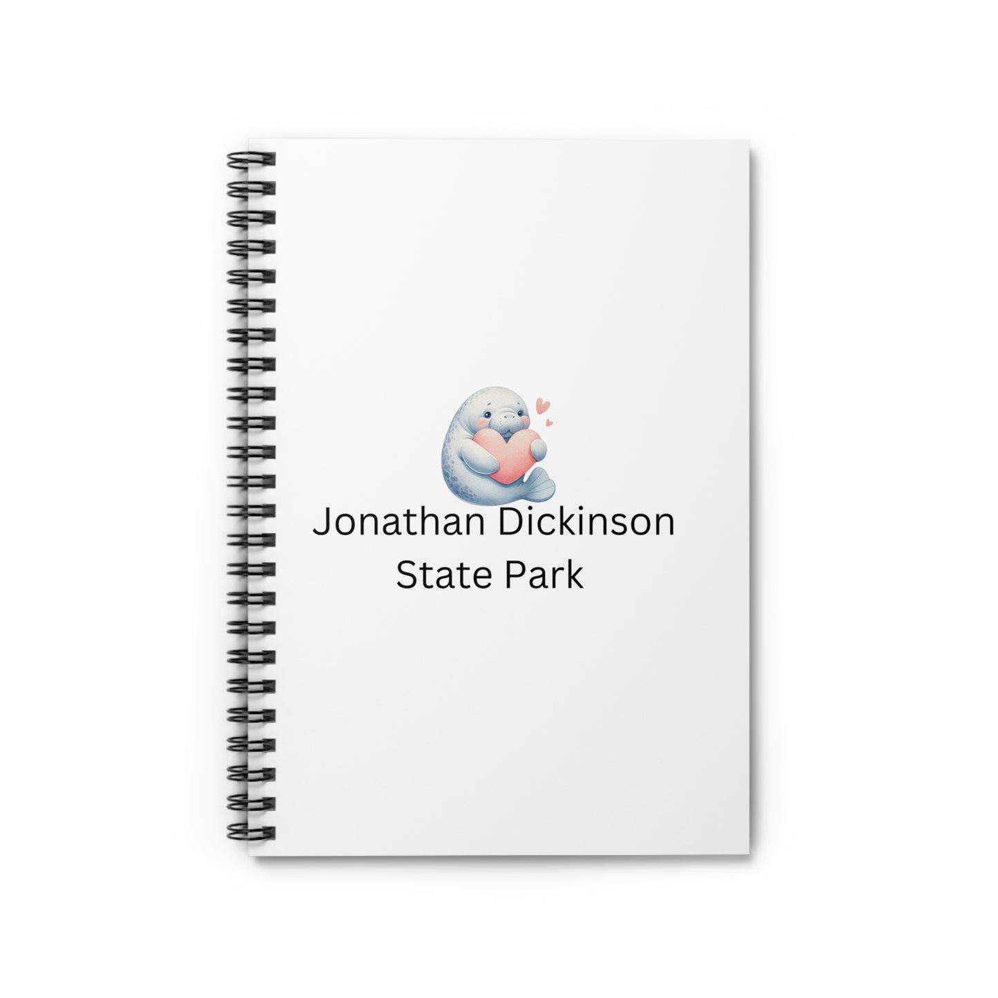 Jonathan Dickinson State Park Manatee Spiral Notebook - Ruled Line