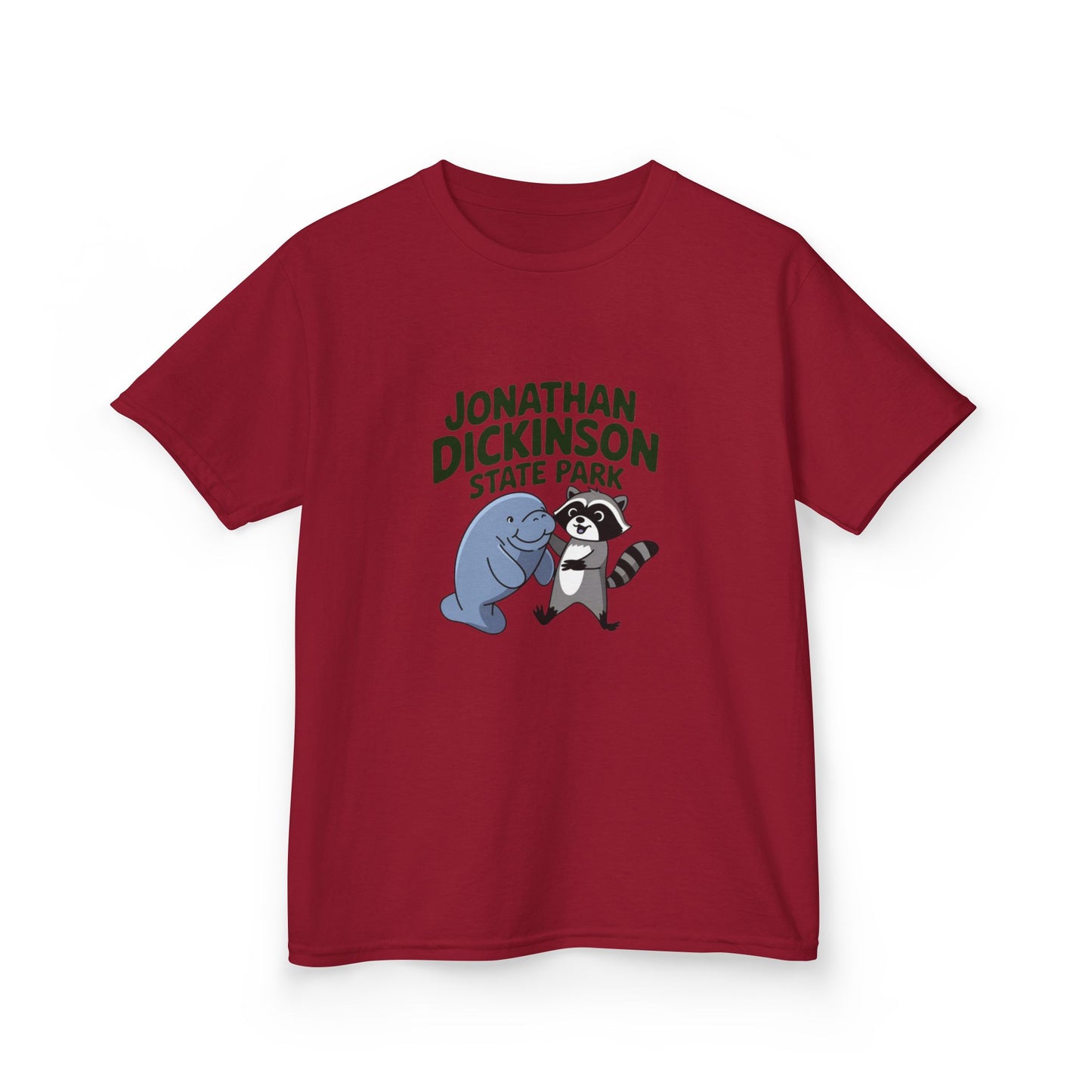 Jonathan Dickinson Manatee and Racoon Kids Heavy Cotton™ Tee