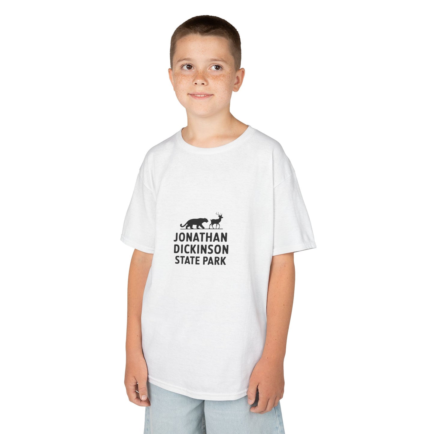 Jonathan Dickinson Panther and Deer Kids Heavy Cotton™ Tee