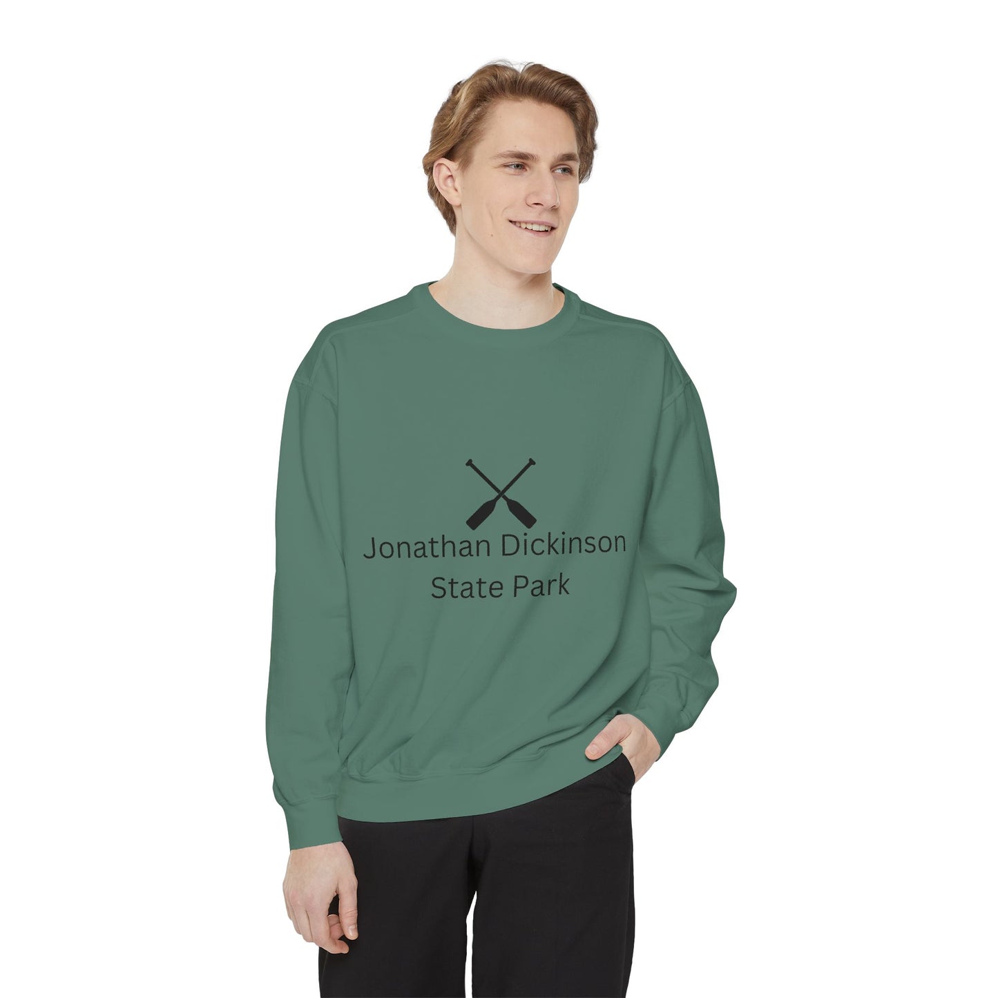 Jonathan Dickinson State Park Canoe Paddles Unisex Garment-Dyed Sweatshirt