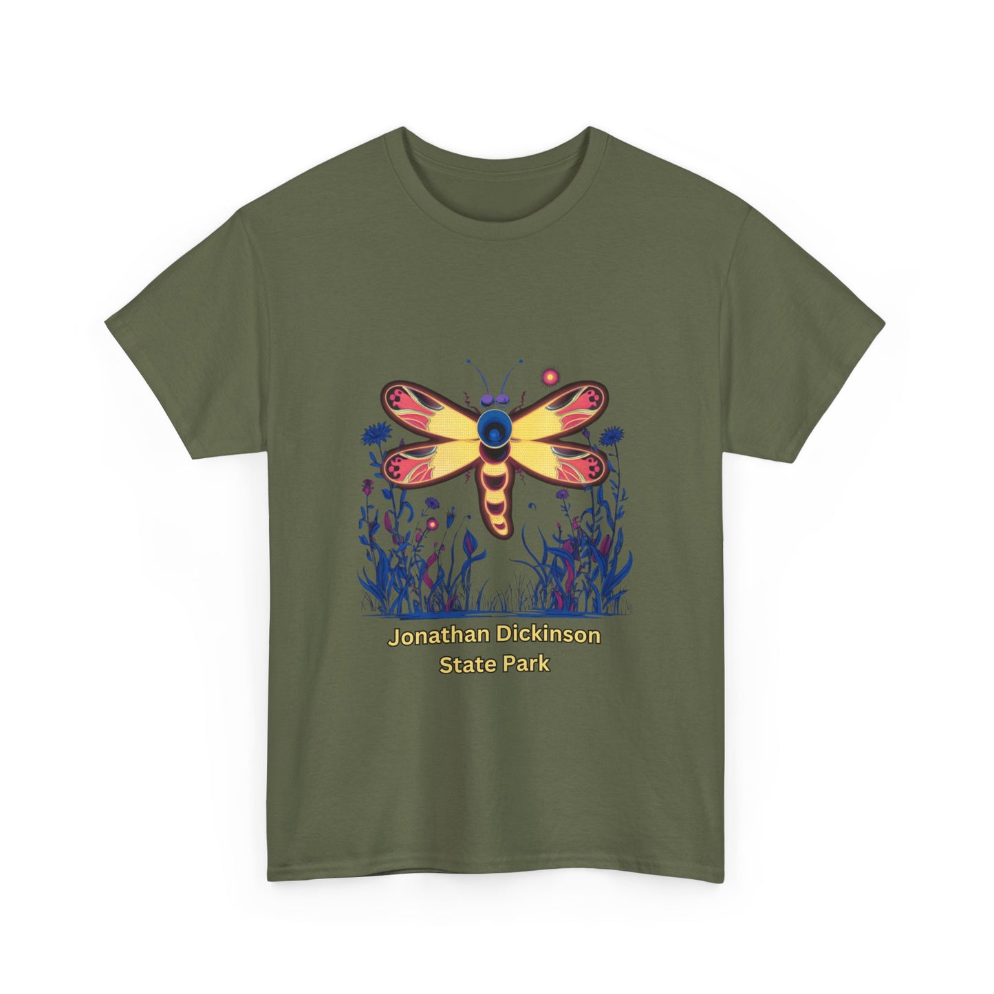 Jonathan Dickinson State Park Firefly Unisex Heavy Cotton Tee