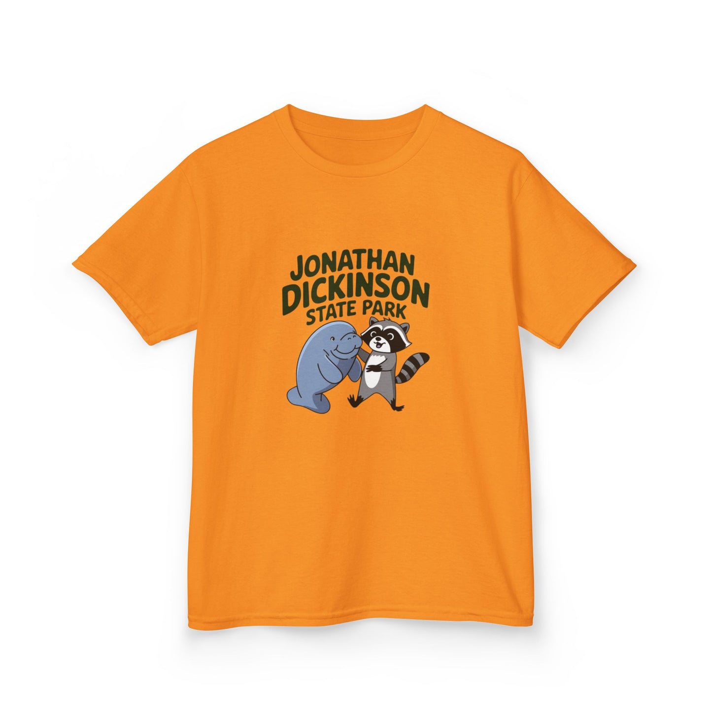 Jonathan Dickinson Manatee and Racoon Kids Heavy Cotton™ Tee