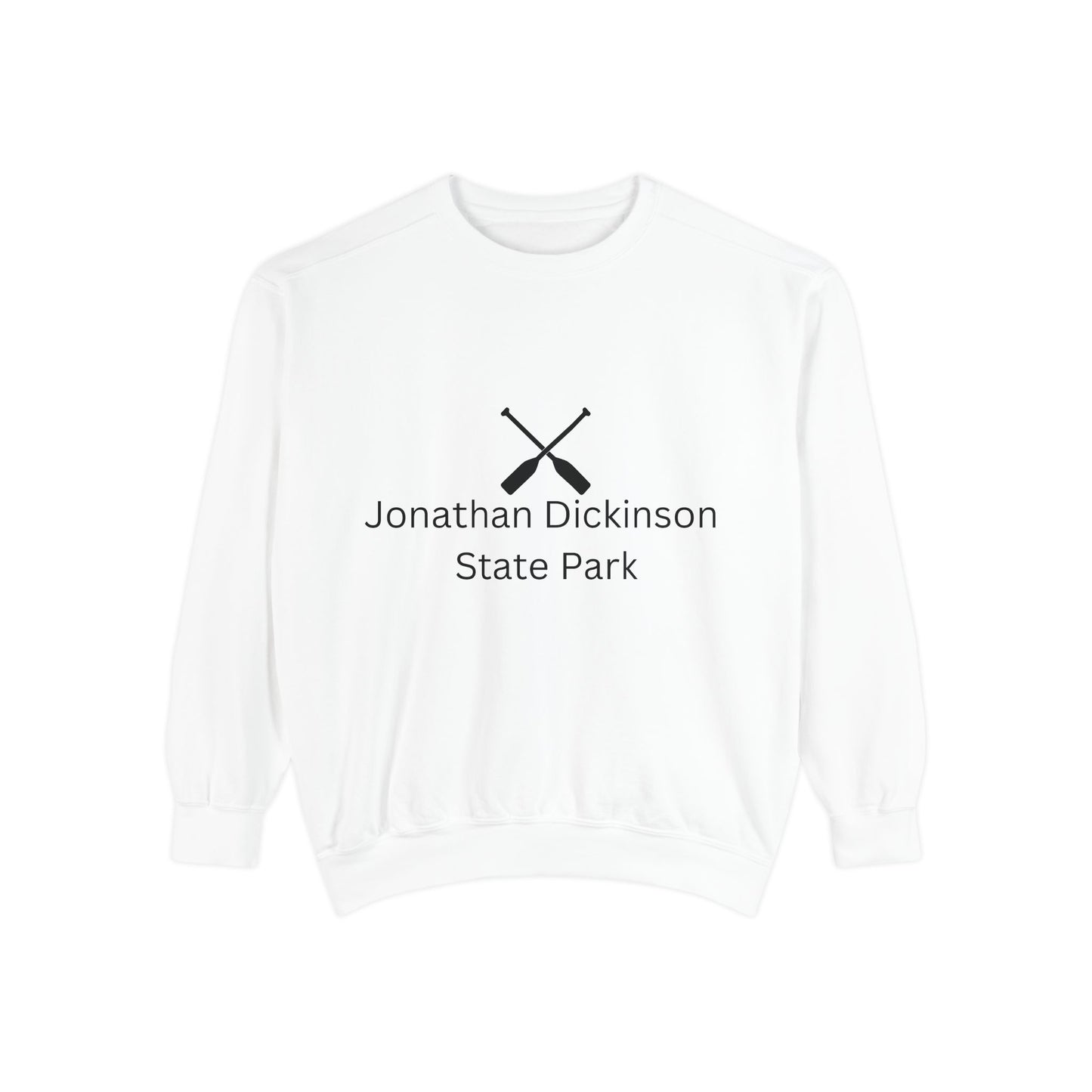 Jonathan Dickinson State Park Canoe Paddles Unisex Garment-Dyed Sweatshirt