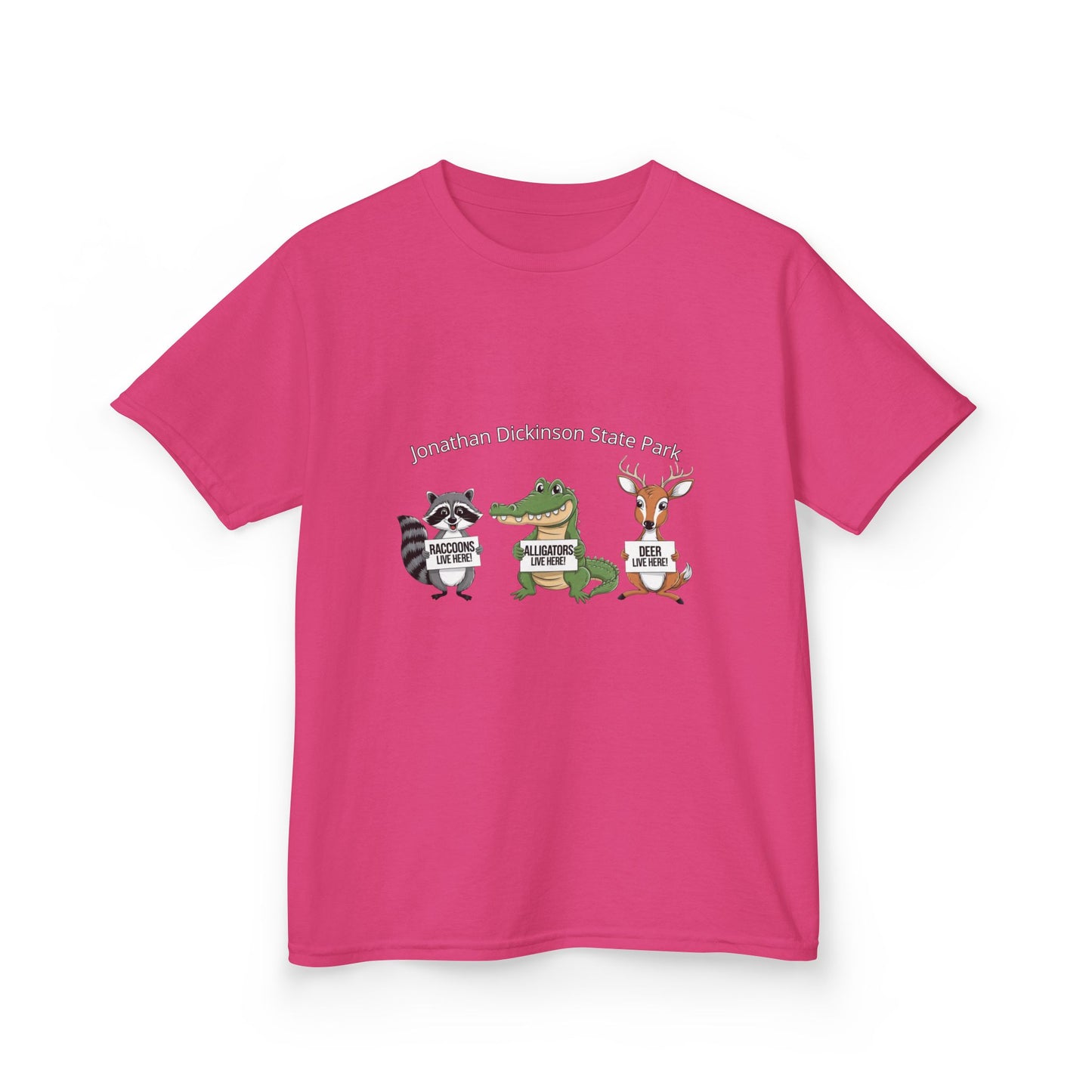 Jonathan Dickinson Racoon, Alligator, and Deer Kids Heavy Cotton™ Tee