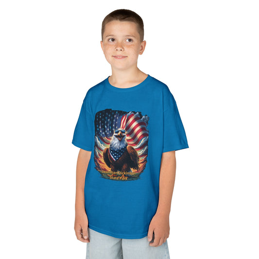 Jonathan Dickinson State Park 4th of July Eagle Kids Heavy Cotton™ Tee