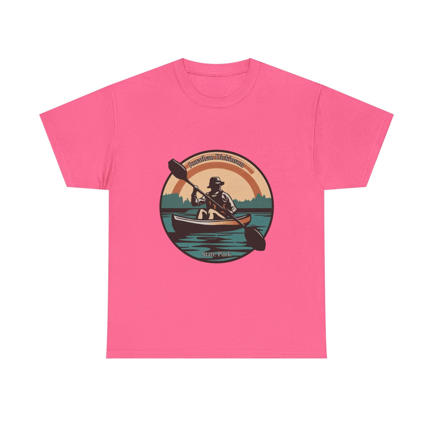 Jonathan Dickinson State Park Kayak Unisex Heavy Cotton Tee