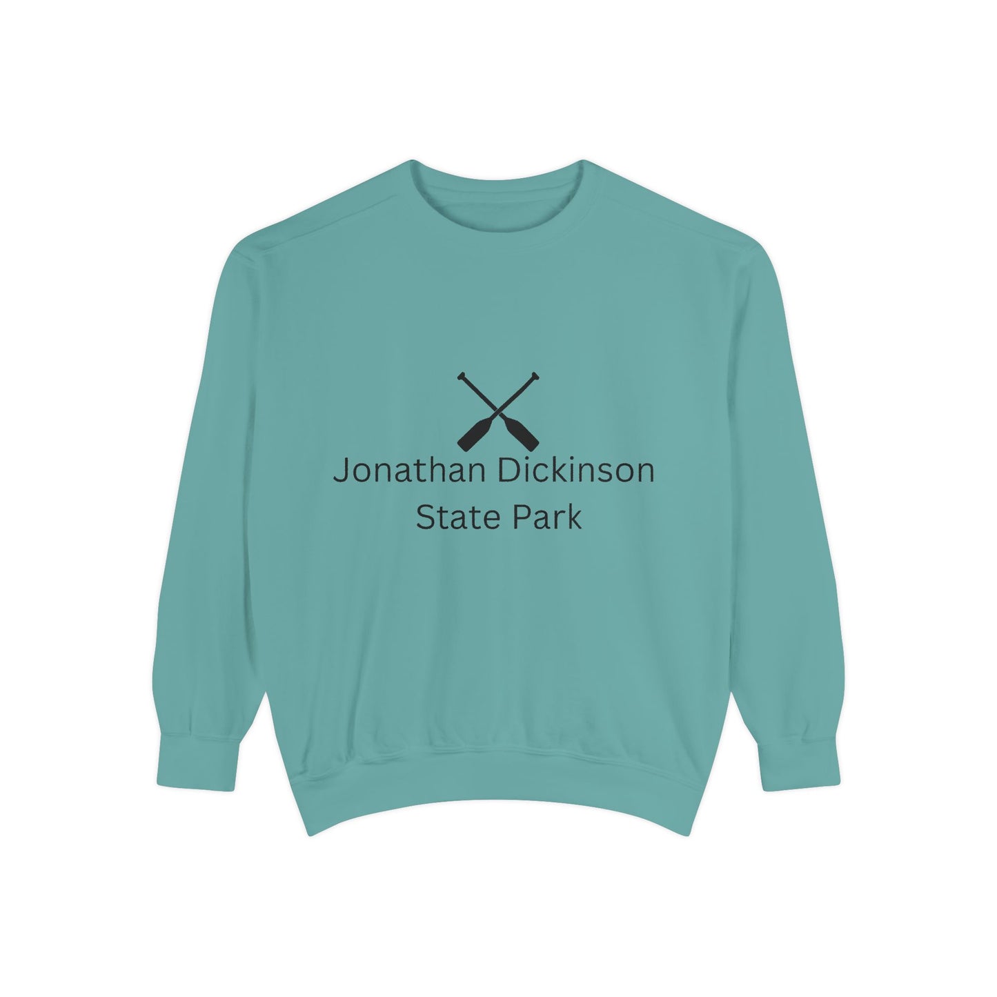 Jonathan Dickinson State Park Canoe Paddles Unisex Garment-Dyed Sweatshirt