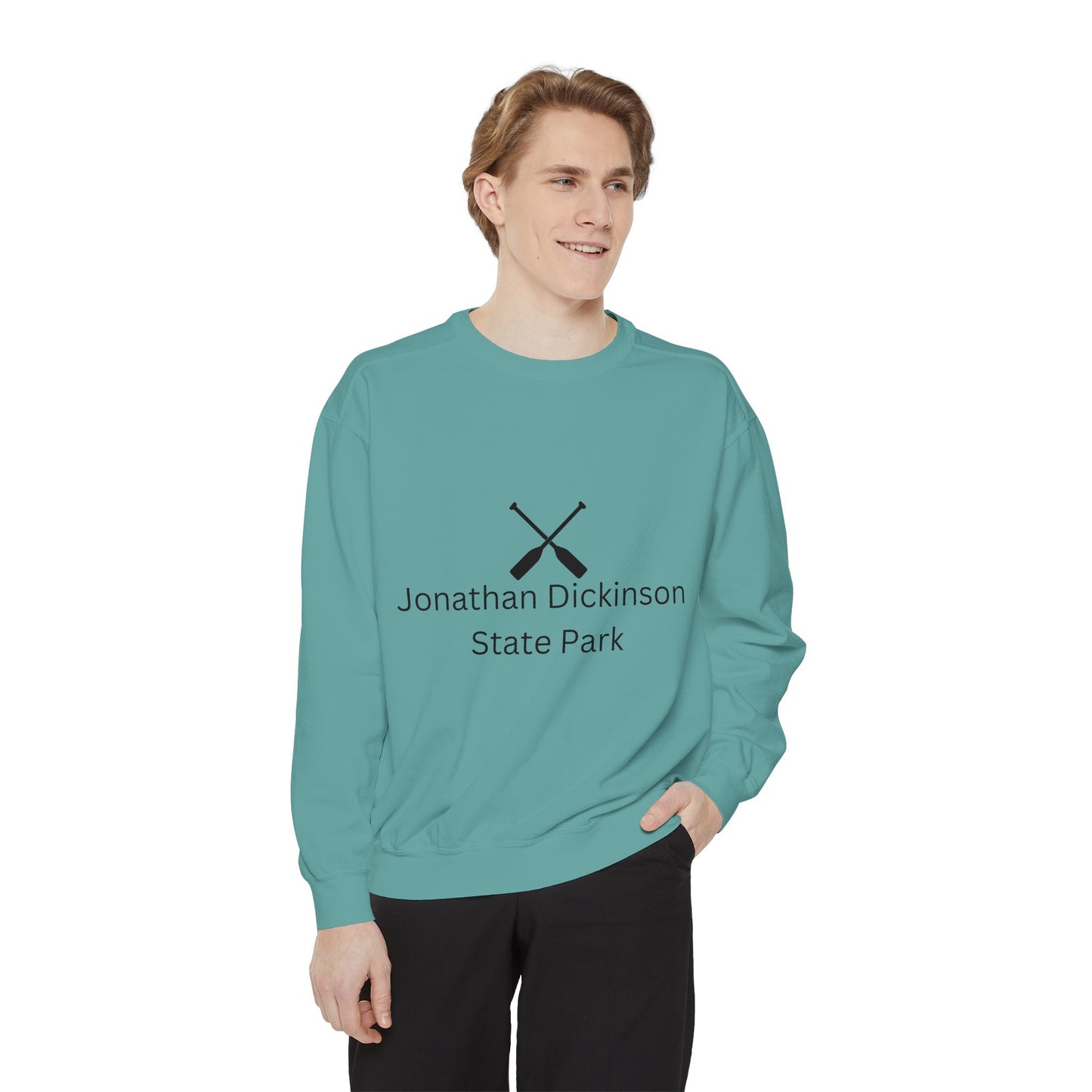 Jonathan Dickinson State Park Canoe Paddles Unisex Garment-Dyed Sweatshirt