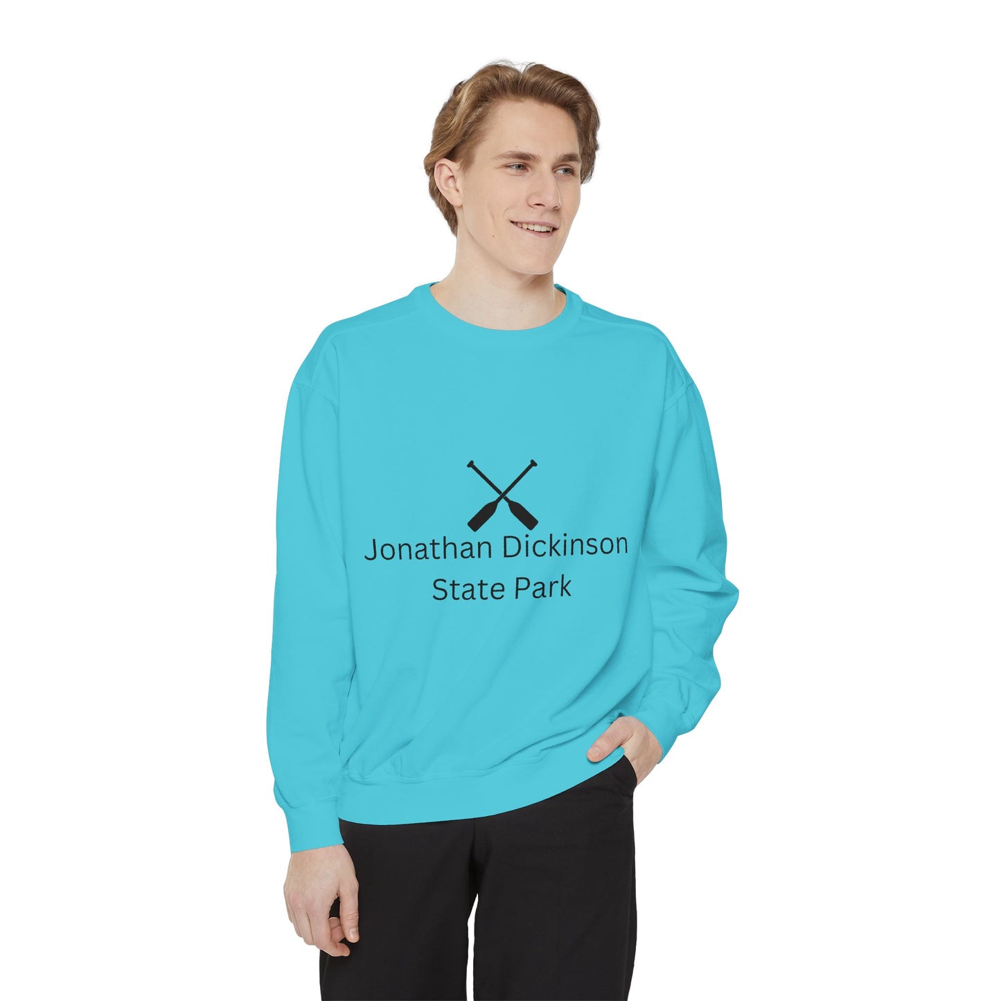 Jonathan Dickinson State Park Canoe Paddles Unisex Garment-Dyed Sweatshirt