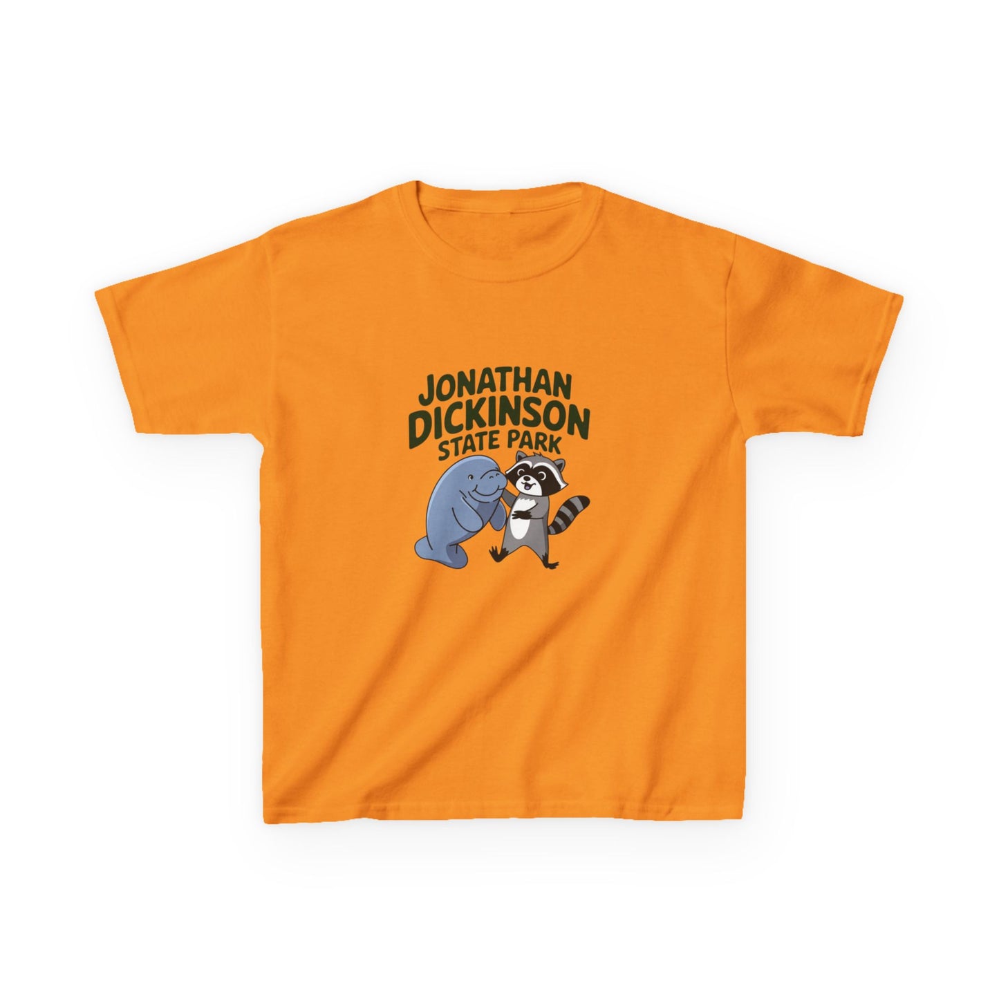 Jonathan Dickinson Manatee and Racoon Kids Heavy Cotton™ Tee