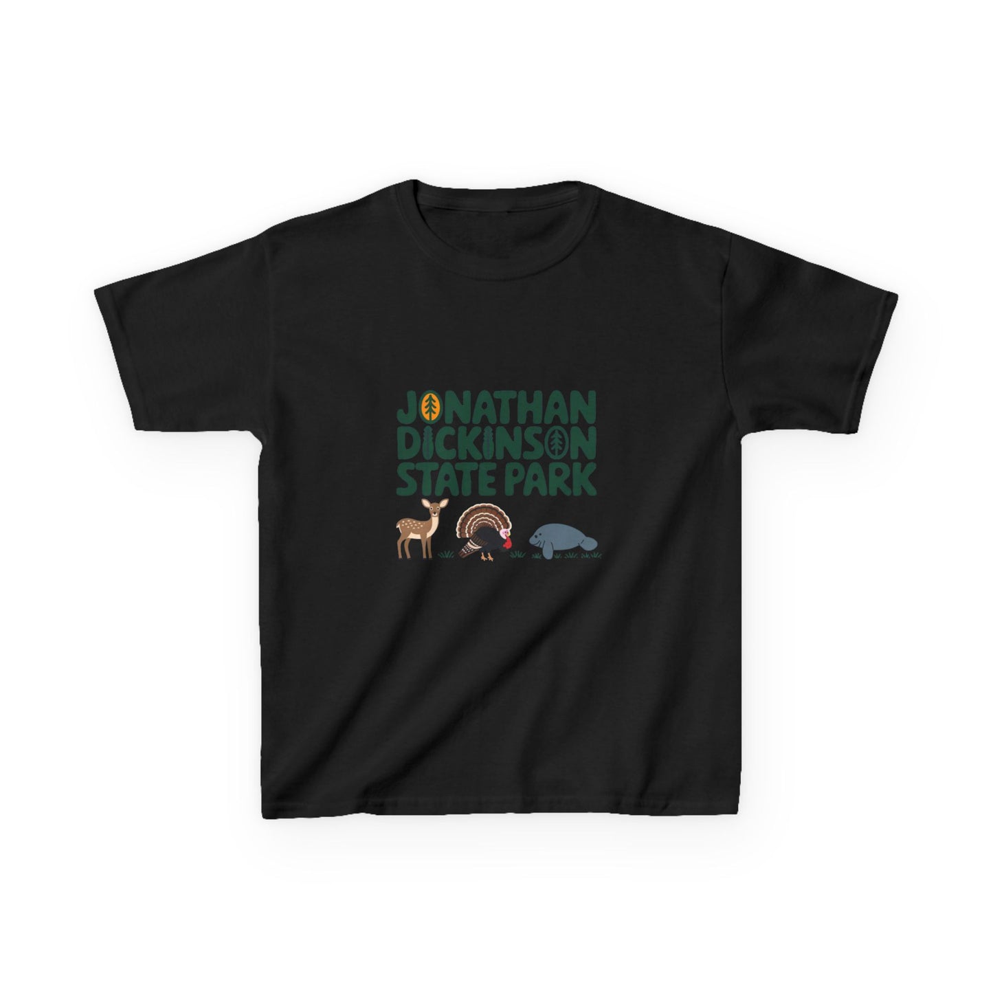 Jonathan Dickinson Animals Kids Heavy Cotton™ Tee