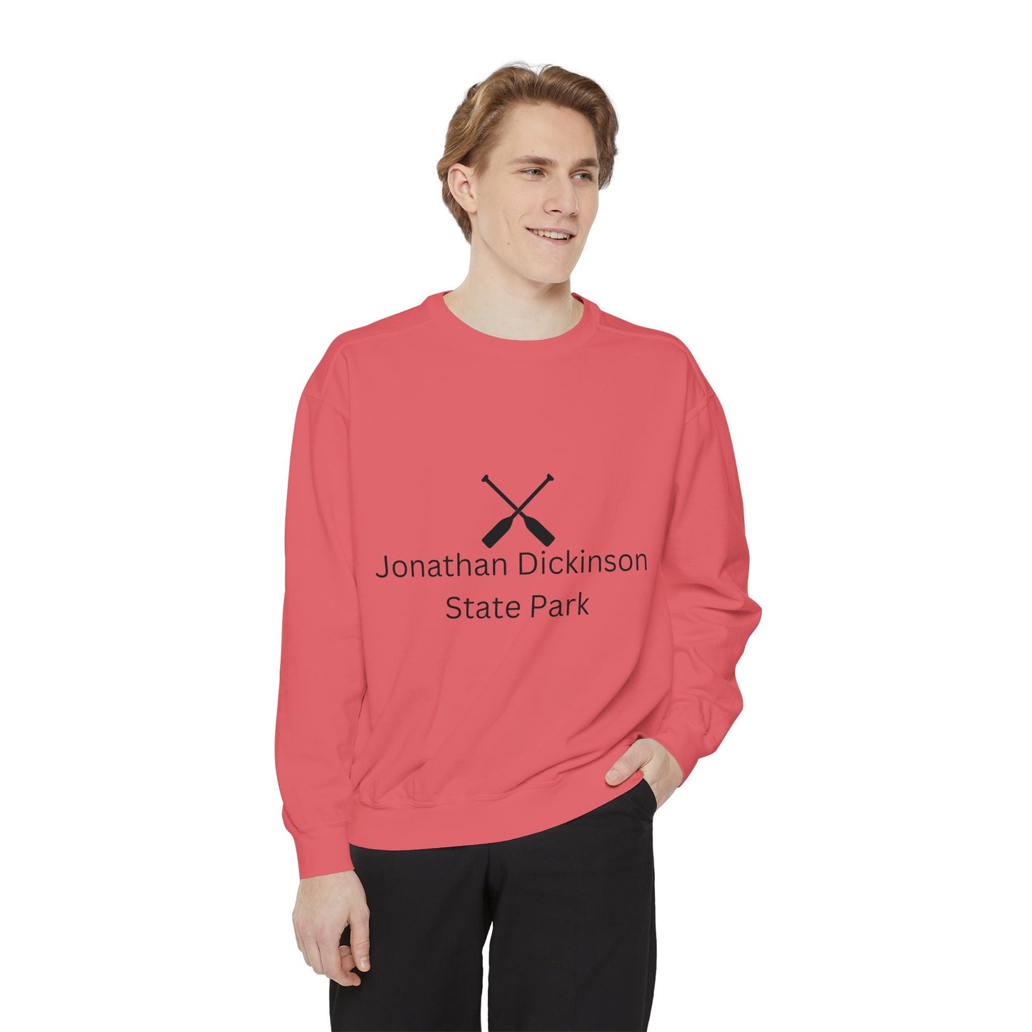 Jonathan Dickinson State Park Canoe Paddles Unisex Garment-Dyed Sweatshirt