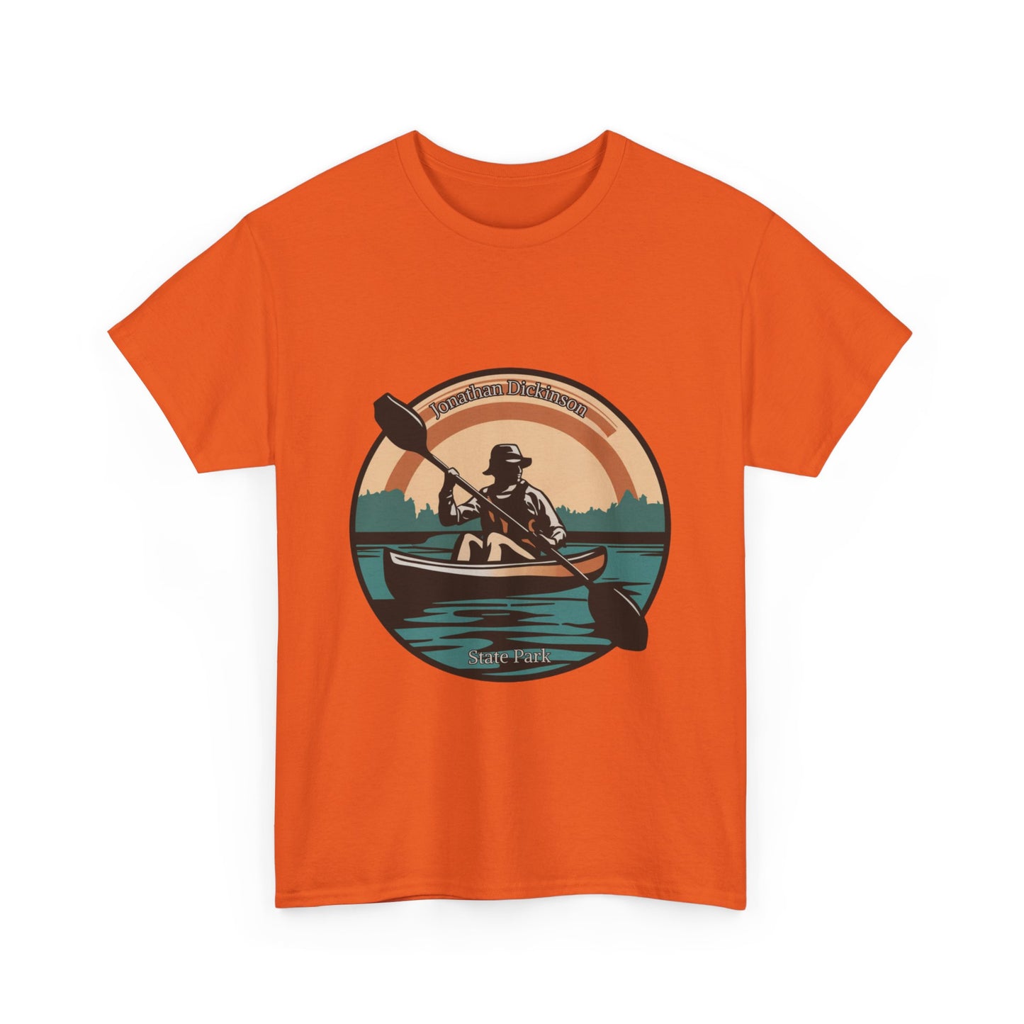 Jonathan Dickinson State Park Kayak Unisex Heavy Cotton Tee