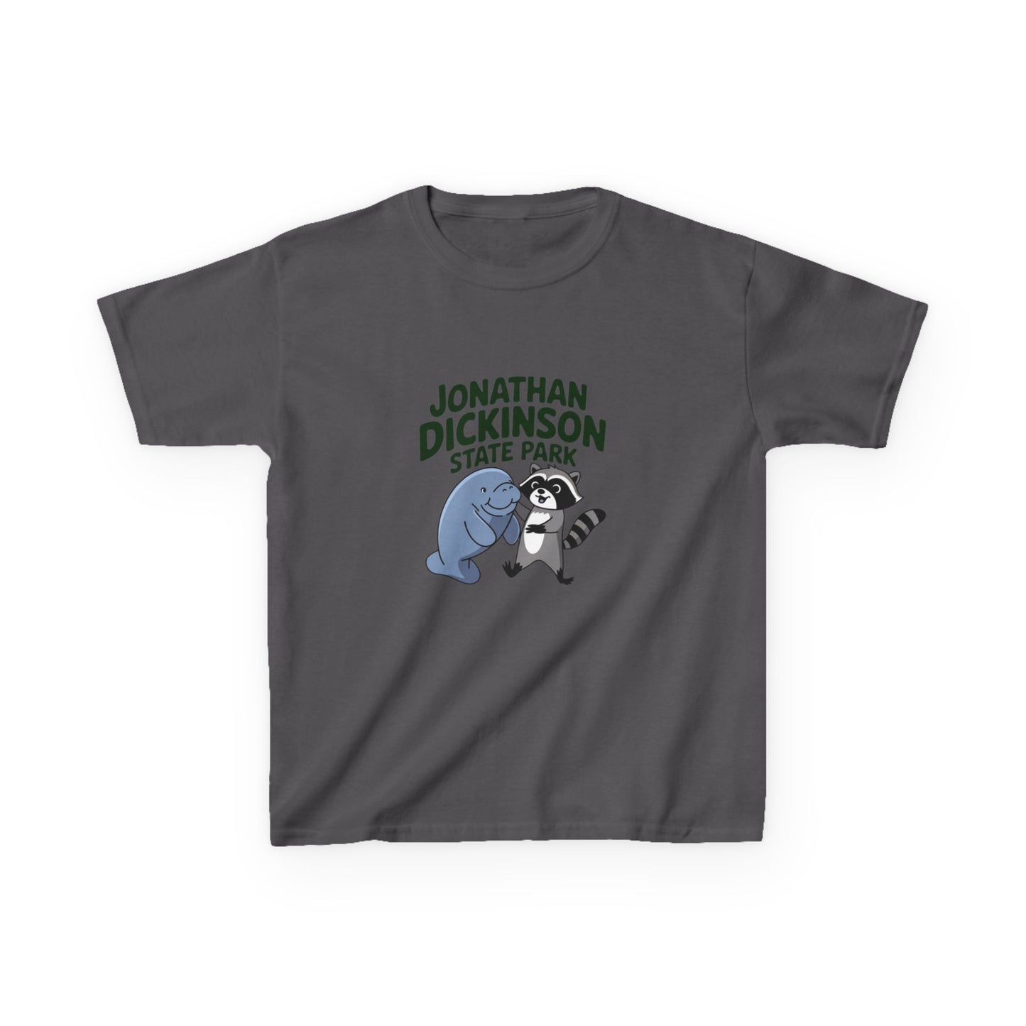 Jonathan Dickinson Manatee and Racoon Kids Heavy Cotton™ Tee