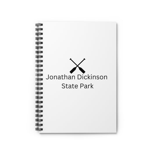 Jonathan Dickinson State Park Paddle Spiral Notebook - Ruled Line